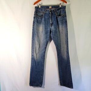 J.Crew Men's VINTAGE SLIM Jeans Sz 32W 34L Med Wash Hand Crafted Streetwear